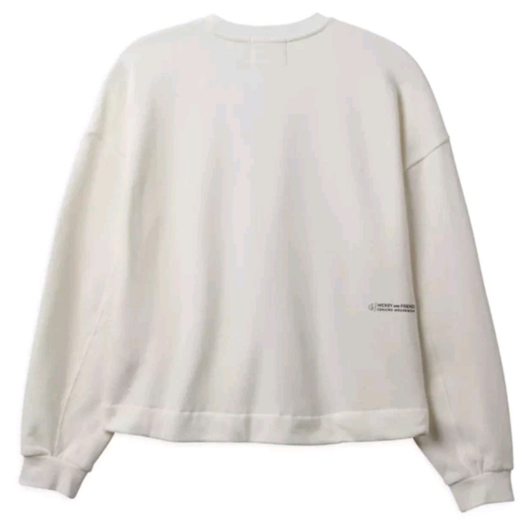 Mickey Mouse Genuine Mousewear Pullover Sweatshirt for Women Casual White Sz XL - Picture 2 of 16